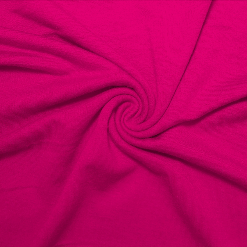 Frech Terry Rayon Spandex Dark Fuchsia - Click Image to Close